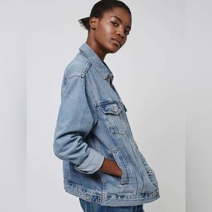 Topshop Oversized Jean Jacket